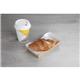Huhtamaki Taste Croissant Tray with PET Film 'Sneezeguard' (320 Pack)