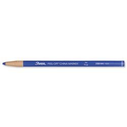 Sharpie Blue Peel-off China Wax Marker Ref S0305072 - Pack 12