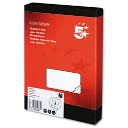 5 Star Office White Multipurpose Labels Laser 99.1X67.7mm 2000 Labels
