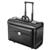 Alassio Silvana Trolley Pilot Case Leather Laptop Compartment 2 Combination Locks Black Ref 92705