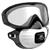 JSP FilterSpec Pro FMP2 Safety Goggle Mask Black 3 Valved Filters Anti-Mist Lens Clear Ref AGE120-201-100