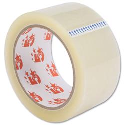 5 Star Office Packaging Tape Low Noise 50Mm X 66M Clear Pack 6