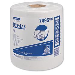 Kimberly-Clark WYPALL L10 Wipers Centrefeed Airflex 500 Sheets per Roll 206x380 White Ref 7025/7495 - Pack 6