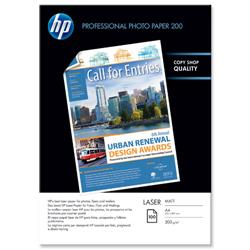 HP A4 200gsm Matt Photo Laser Paper Ref Q6550A - 100 Sheets