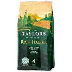Taylors of Harrogate Rich Italian Coffee Roast & Ground Dark Roast 227g Ref A07660