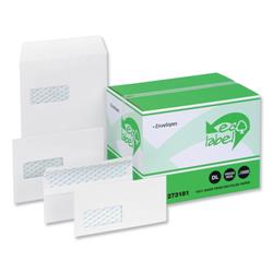 5 Star Eco Envelopes Recycled Pocket Self Seal Window 90gsm White C4 [Pack 250]