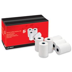 5 Star Office Red Thermal Printer Rolls Single-Ply [Pack 20] - 908137