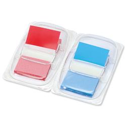 5 Star Office Index Flags 50 per Pack 25mm Red and Blue [Pack 2]
