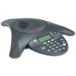 Polycom SoundStation2 Conference Phone Anti-Echo Full Duplex 8-10 Users 360 Deg Pickup Ref PB-PO2