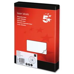 5 Star Office White Multipurpose Labels Laser 99.1X38.1mm 3500 Labels