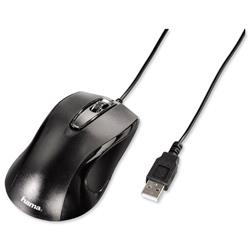 Hama AM-5400 Mouse Three-Button Scrolling USB Optical 800dpi Ref 86560