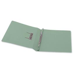 5 Star Office Transfer Spring File Recycled 285gsm Capacity 38mm Foolscap Green [Pack 50]