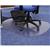 Floortex Chair Mat Polycarbonate Contoured for Carpet Protection 990x1250mm Clear
