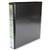 Elba Panorama Presentation Ring Binder PVC 2 D-Ring 25mm Capacity A5 Black Ref 400008672 [Pack 6]