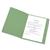 5 Star Office Square Cut Folder Recycled Pre-punched 250gsm A4 Green [Pack 100]