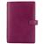 Filofax Finsbury Personal Organiser Leather Rambling Grain Personal Raspberry Ref 025305