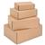 Mailing Carton Easy Assemble Small 250x175x80mm Brown [Pack 20]