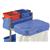 Numatic Xtra-Compact XC-1 Cleaning Trolley with 3 Buckets and 2 Tray Units