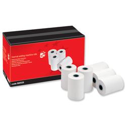 5 Star Office Thermal Printer Rolls Single-ply [Pack 20] - 908129