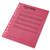 Esselte Coloured Pocket Polypropylene Multipunched Top-opening A4 Red Ref 47203 [Pack 10]