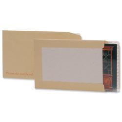 5 Star Office Envelopes Recycled Board-backed Hot Melt Peel and Seal 120gsm Manilla C3 [Pack 50]