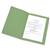 5 Star Office Square Cut Folder Recycled Pre-punched 180gsm Foolscap Green [Pack 100]