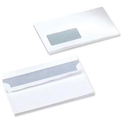 5 Star Office Envelopes Wallet Self Seal Window 80gsm White DL [Pack 1000]