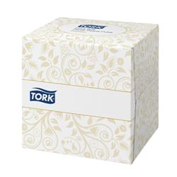 Tork Facial Tissues Cube 2 ply 100 Sheets White Ref 140278 [Pack 30]