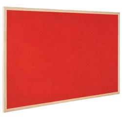 Bi-Office Wood Framed Cork/Felt Reversible Noticeboard 60x45cm Ref FB0310010