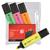 5 Star Office Highlighters Chisel Tip 1-5mm Line Assorted [Wallet 4]