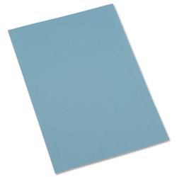 5 Star Office Square Cut Folder Recycled Pre-punched 250gsm Foolscap Blue [Pack 100]