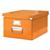 Leitz WOW Click and Store Medium Storage Box For A4 Orange Ref 60440044