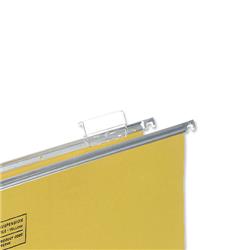 5 Star Office Tabs Plastic for Clenched Bar Suspension File Clear [Pack 50]