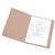 5 Star Office Square Cut Folder Recycled Pre-punched 250gsm A4 Buff [Pack 100]