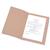 5 Star Office Square Cut Folder Recycled Pre-punched 250gsm Foolscap Buff [Pack 100]
