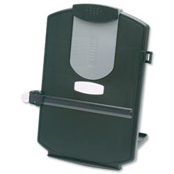Copystand Desktop Copyholder Adjustable Angle Clip and Ruler Foolscap Black