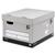 5 Star Facilities Storage Box Quick-assembly Extra Large Grey [Pack 10]