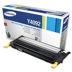 Samsung CLT-Y4092S Yellow Toner Cartridge for CLP-315/CLP-3175 Series Ref CLT-Y4092S/ELS