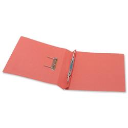 5 Star Office Transfer Spring File Recycled 285gsm Capacity 38mm Foolscap Red [Pack 50]