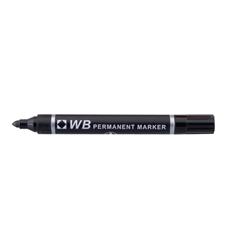 5 Star Value Permanent Marker Bullet Tip Black [Pack 10]