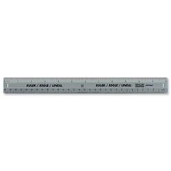 5 Star Office Ruler Plastic 300mm Clear [Pack 10]