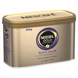 Nescafe Gold Blend Instant Coffee Decaffeinated Tin 500g Ref 12284222
