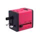 Swordfish VariPlug Dual USB Universal Travel Adaptor (Pink) Ref 40330