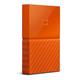 WD My Passport (4TB) USB 3.0 Portable Hard Drive (Orange) External Ref WDBYFT0040BOR-WESN