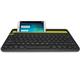 Logitech K480 Bluetooth Multi-Device Keyboard (Black) - Deutsch