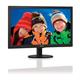Philips V-Line 243V5LHSB (23.6 inch) LCD Monitor with SmartControl Lite 1000:1 250cd/m2 1920x1080 5ms VGA/DVI-D/HDMI (Black)