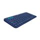 Logitech K380 Multi-Device Bluetooth Keyboard (Blue) - UK English
