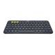 Logitech K380 Multi-Device Bluetooth Keyboard (Dark Grey) - US International