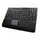 Accuratus 540RF Mini Wireless 2.4GHz Keyboard with Media Buttons and Built-in Touchpad (Black)