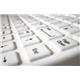 Accuratus AccuMed 540 USB Mini Sealed IP67 Antibacterial Medical Keyboard with Large High Resolution Touchpad (White)